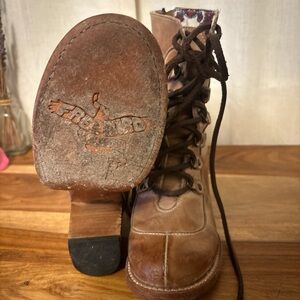 FreeBird Women's Brown Leather Boots